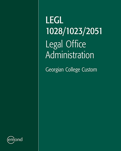 LEGL 1028/1023/2051 – Legal Office Administration (Georgian College Custom)