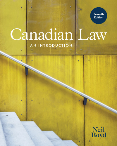 Canadian Law: An Introduction, 7th Edition