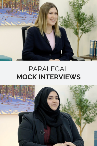 Paralegal Mock Interviews