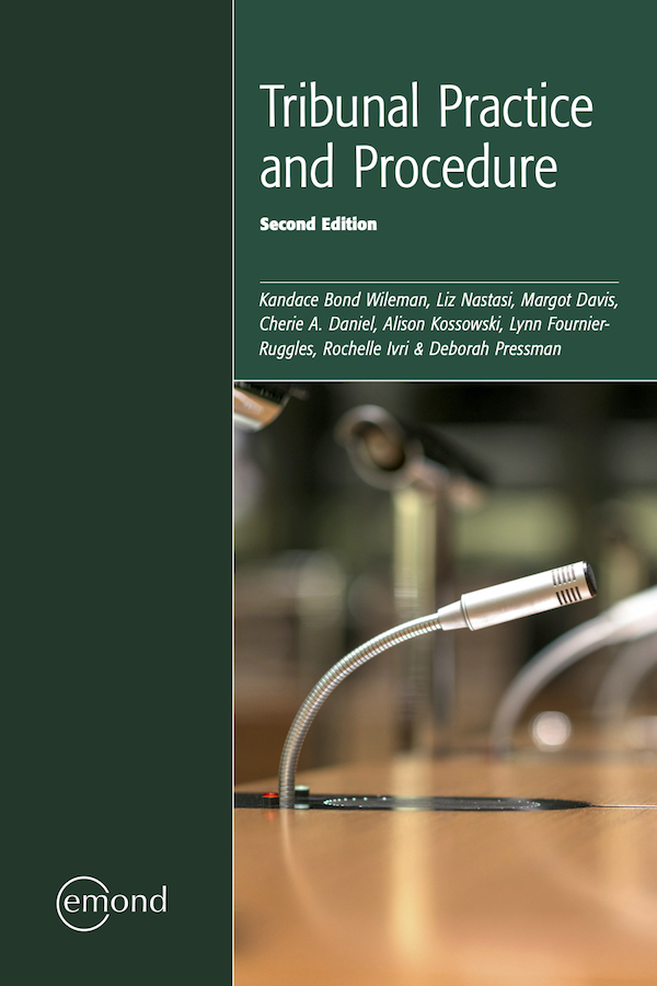 Tribunal Practice and Procedure, 2nd Edition | Emond Publishing