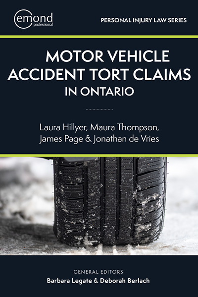 Motor Vehicle Accident Tort Claims in Ontario