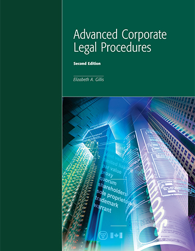 Advanced Corporate Legal Procedures, 2nd Edition