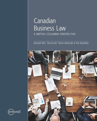 Canadian Business Law: A British Columbia Perspective