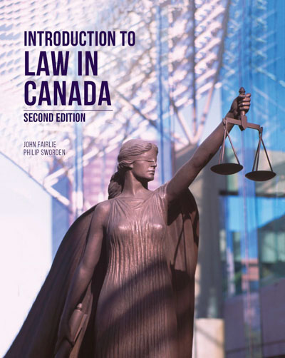 Introduction to Law in Canada, 2nd Edition