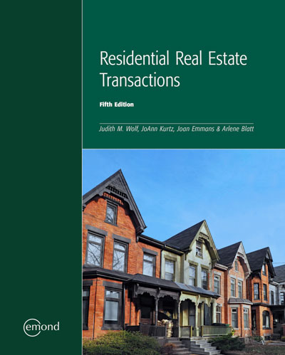 Residential Real Estate Transactions, 5th Edition