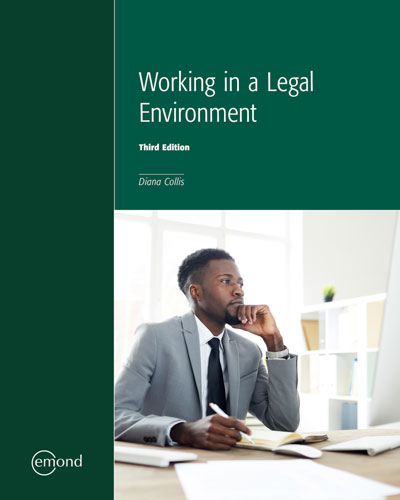 Working in a Legal Environment, 3rd Edition | Emond Publishing