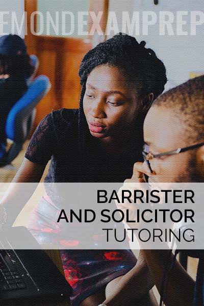 Barrister and Solicitor Tutoring