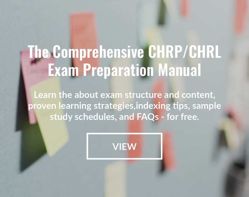 Link to Comprehensive CHRP/CHRL Exam Preparation Manual