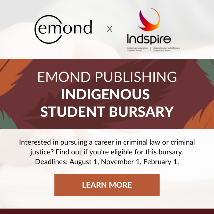 The Emond Publishing Indigenous Student Bursary