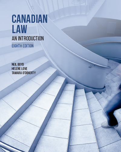 Canadian Law: An Introduction, 8th Edition | Emond Publishing