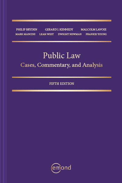 Public Law: Cases, Commentary, and Analysis, 5th Edition | Emond