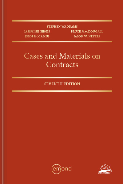 Cases and Materials on Contracts, 7th Edition | Emond Publishing