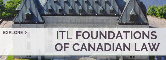 Foundations of Canadian Law